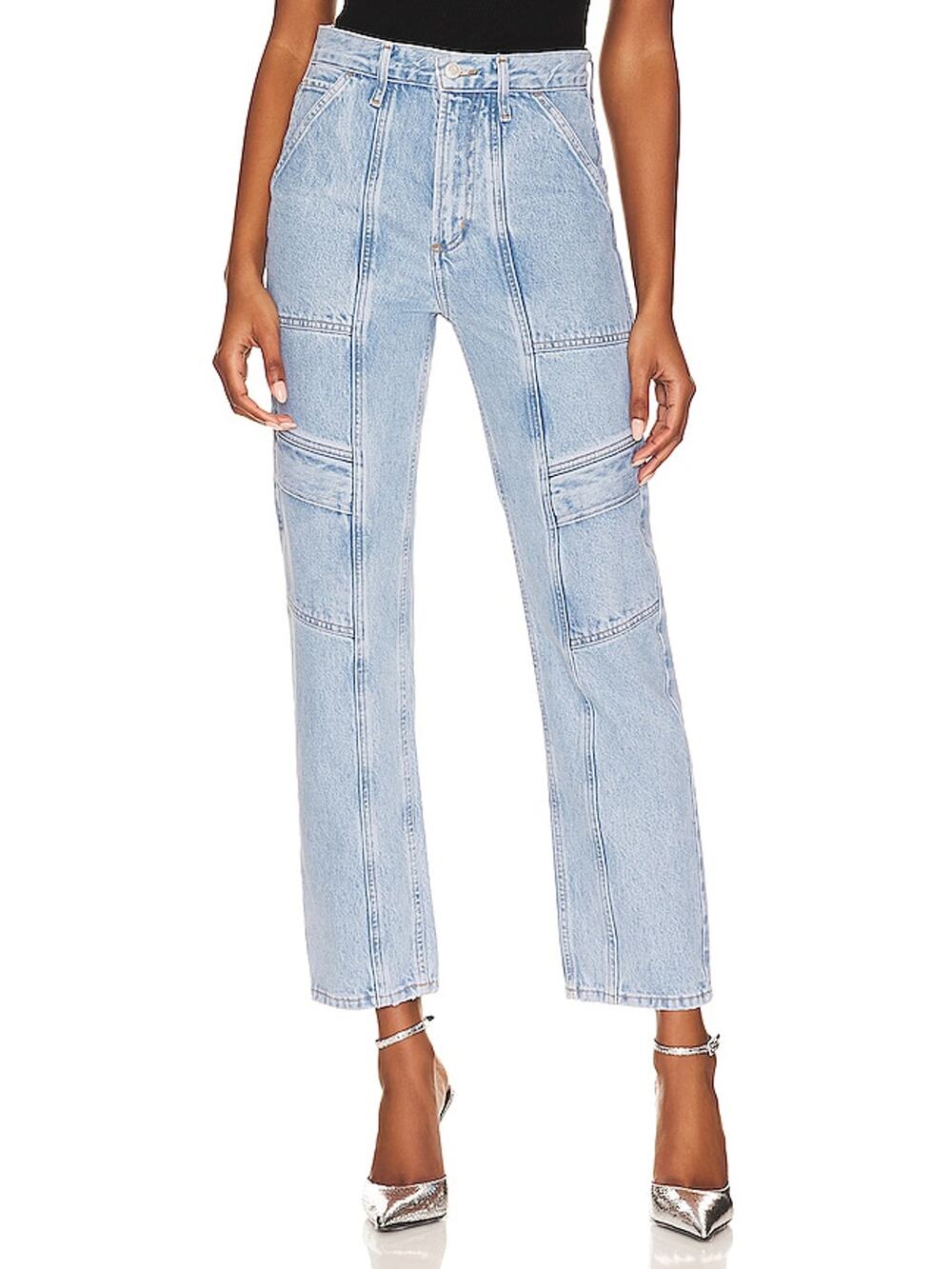 Agolde Relaxed Rank Cooper Cargo Denim Jeans Size 25